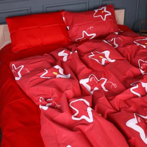 Простирадло Сатин 22-1465 Scarlet Star - 2