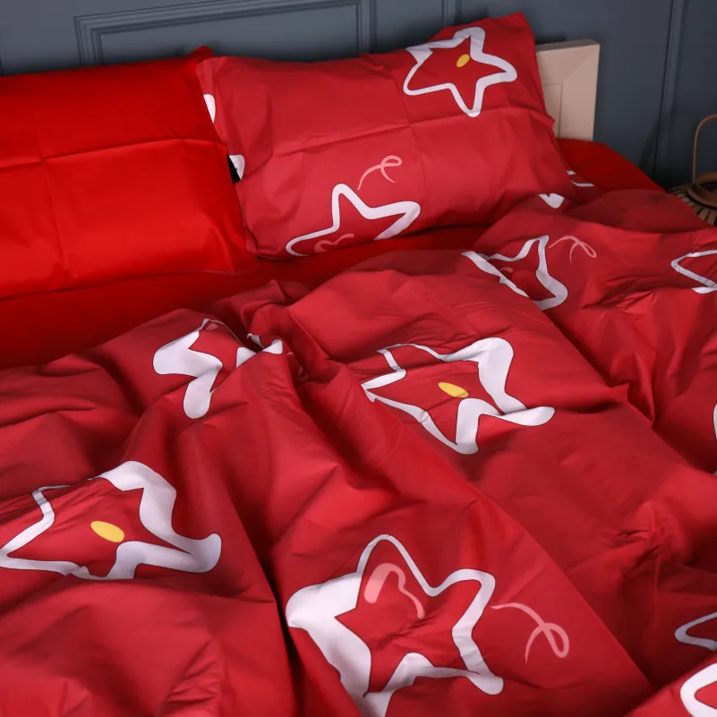 Наволочка Сатин 22-1465 Scarlet Star - 2