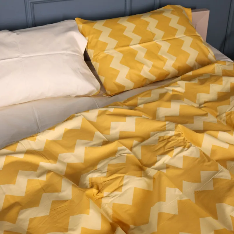 Простынь Сатин 22-1406 Yellow Waves - 2