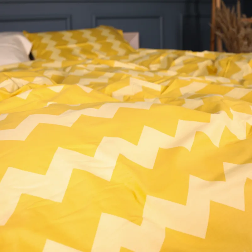 Простынь Сатин 22-1406 Yellow Waves - 3