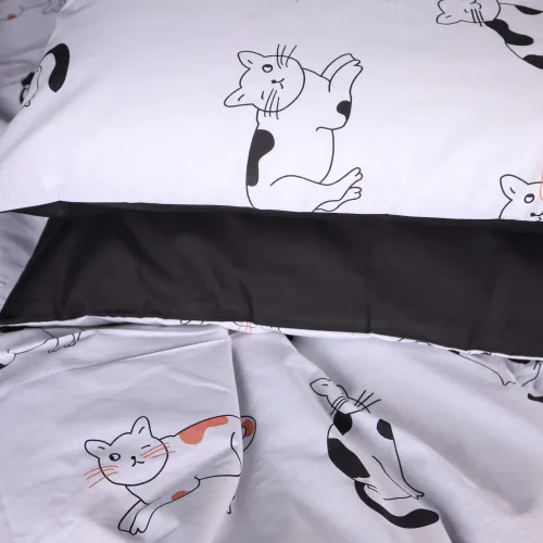 Наволочка Бязь 17-0936 Line Art Cats - 2