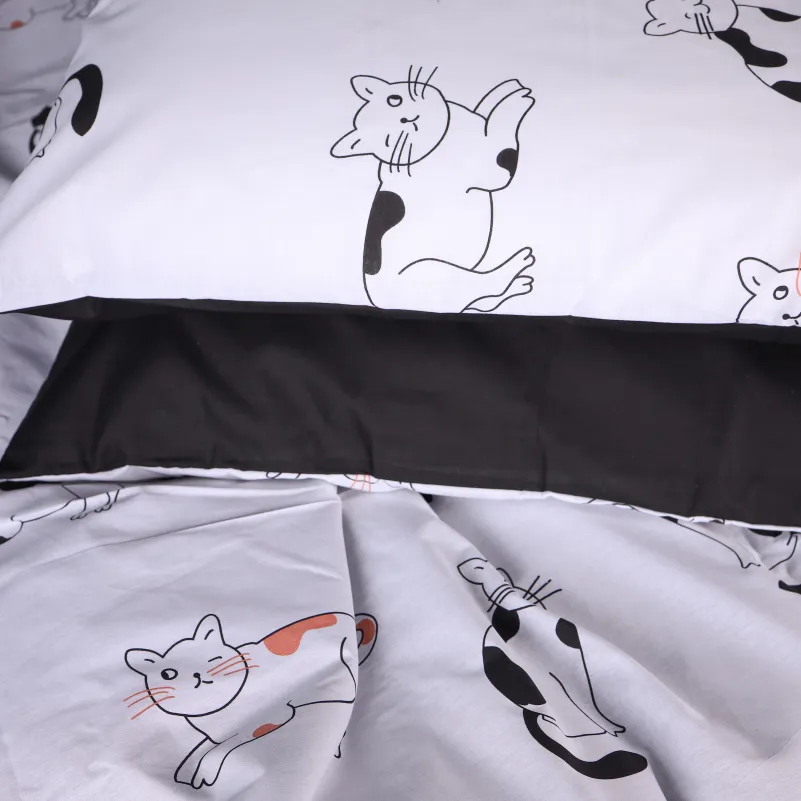 Наволочка Бязь 17-0936 Line Art Cats - 1