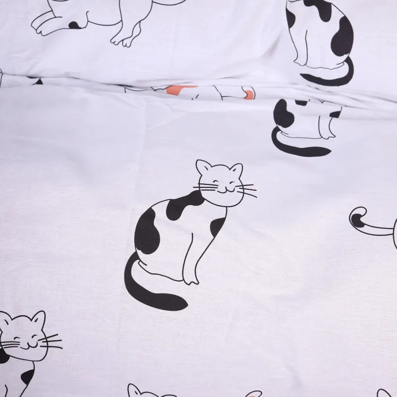 Простынь Ranforce Elite 17-0936 Line Art Cats - 3