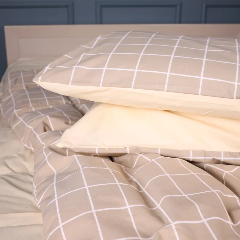 Пододеяльник Бязь 17-0937 Minimal Grid - 2