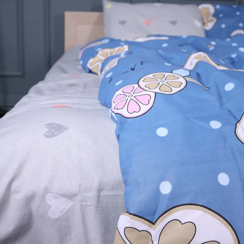 Пододеяльник MirSon Ranforce Elite 17-0470 Love lemon - 3