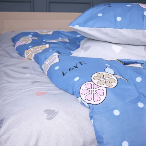 Простирадло Бязь 17-0470 Love lemon