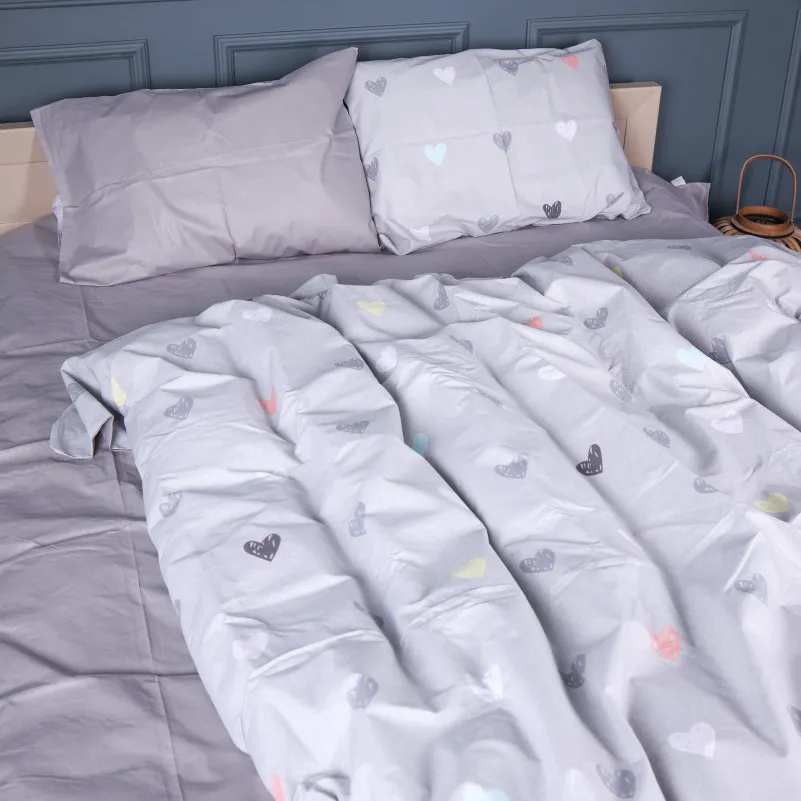 Простирадло Бязь 17-0782 Pastel Love Print - 1