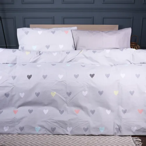 Простирадло Ranforce Elite 17-0782 Pastel Love Print - 2