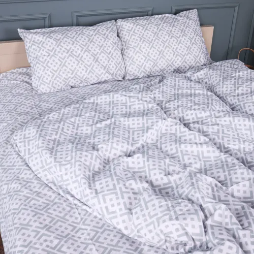 Наволочка Бязь 17-0947 Abstract Gray - 2