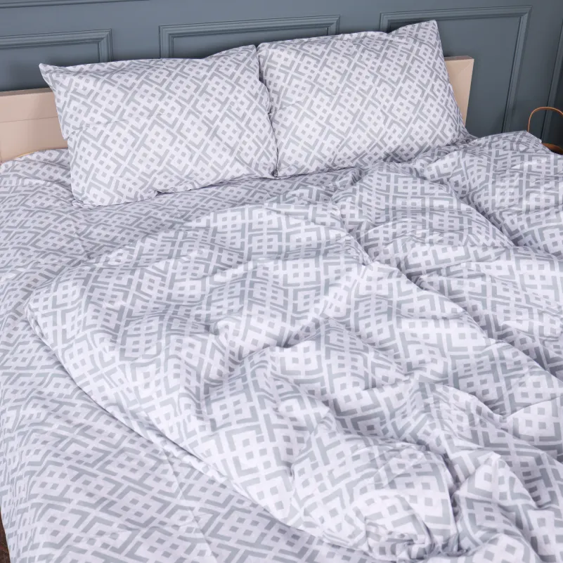 Наволочка Бязь 17-0947 Abstract Gray - 1