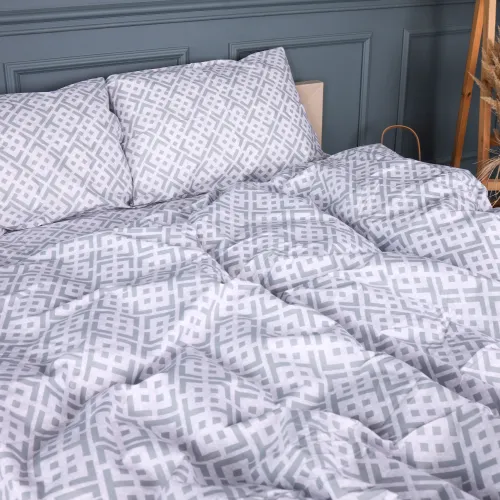 Пододеяльник Бязь 17-0947 Abstract Gray