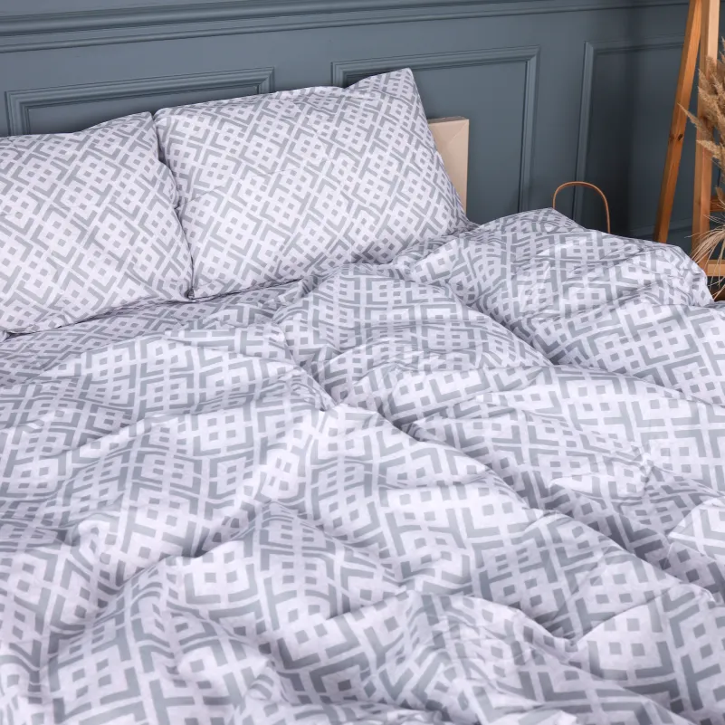 Пододеяльник Бязь 17-0947 Abstract Gray