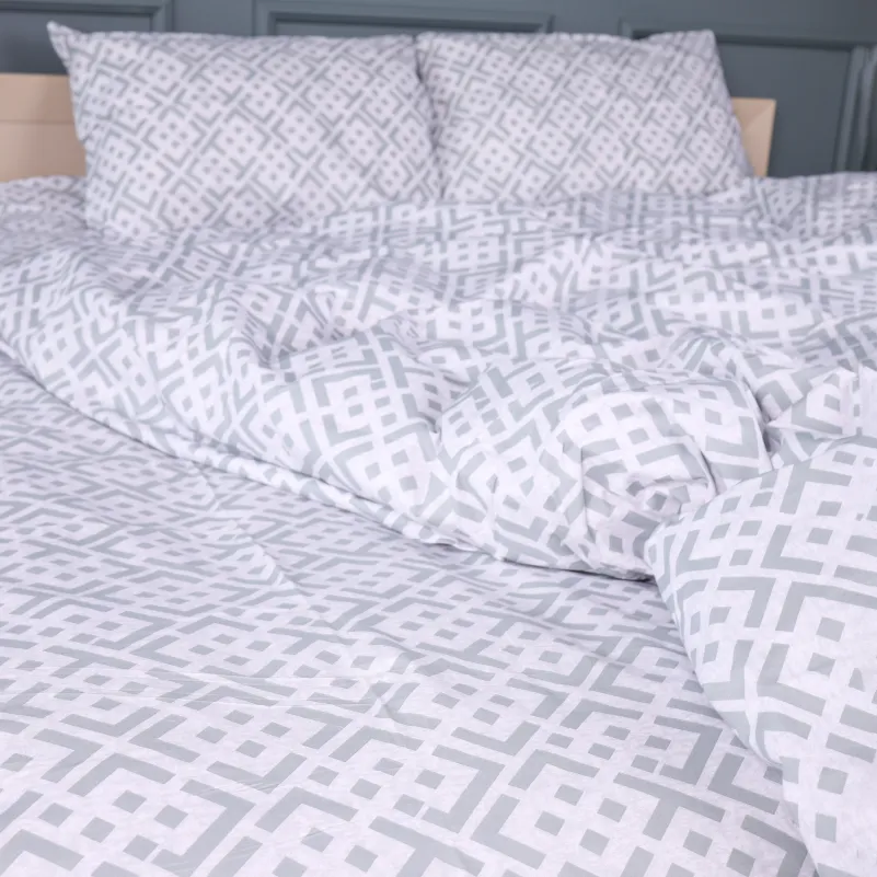 Пододеяльник Ranforce Elite 17-0947 Abstract Gray - 4