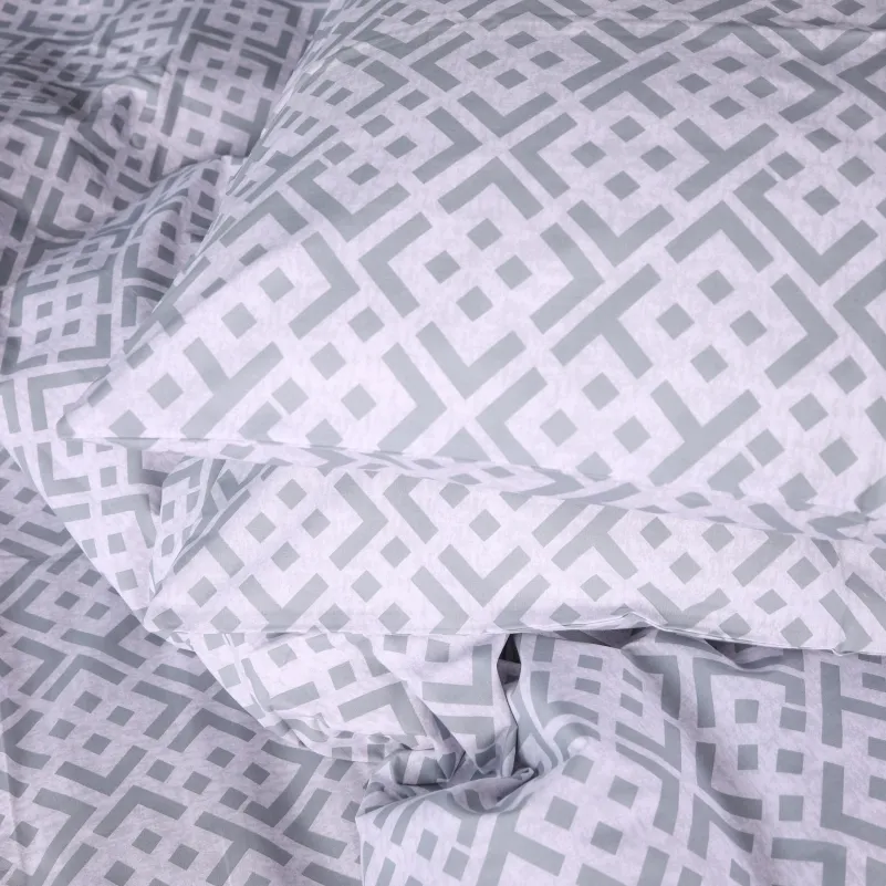 Пододеяльник Бязь 17-0947 Abstract Gray - 3