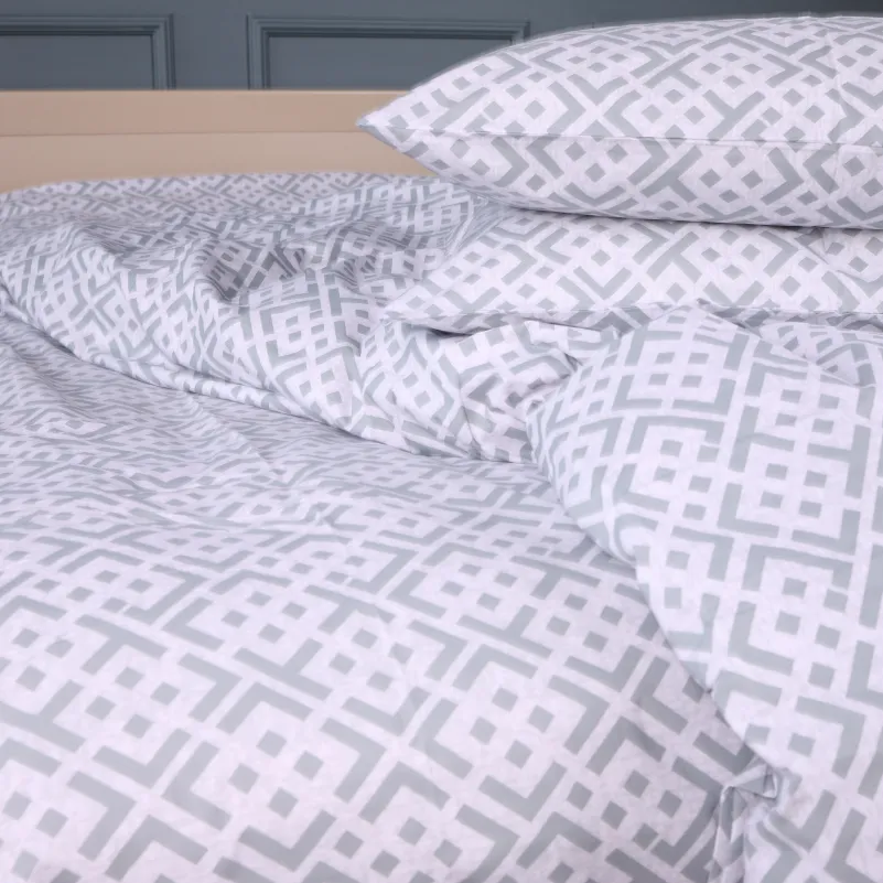 Пододеяльник Бязь 17-0947 Abstract Gray - 4