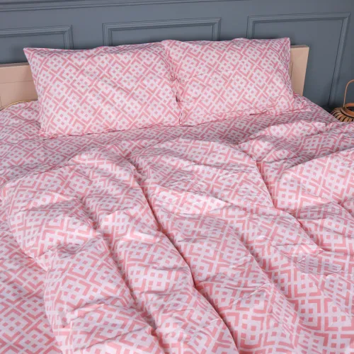 Комплект постільної білизни Бязь 17-0952 Abstract Pink - 2