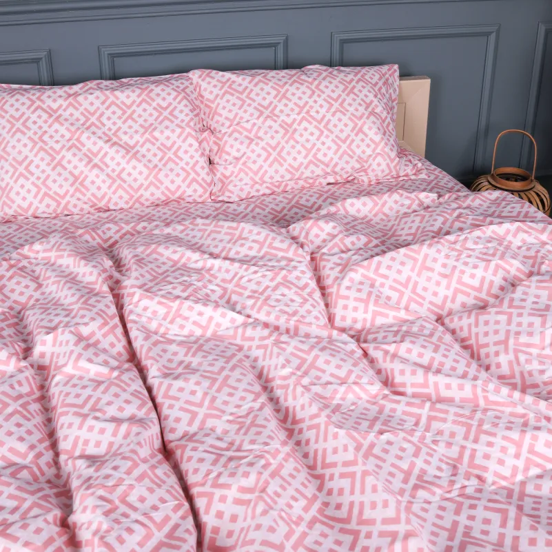 Пододеяльник Бязь 17-0952 Abstract Pink - 1