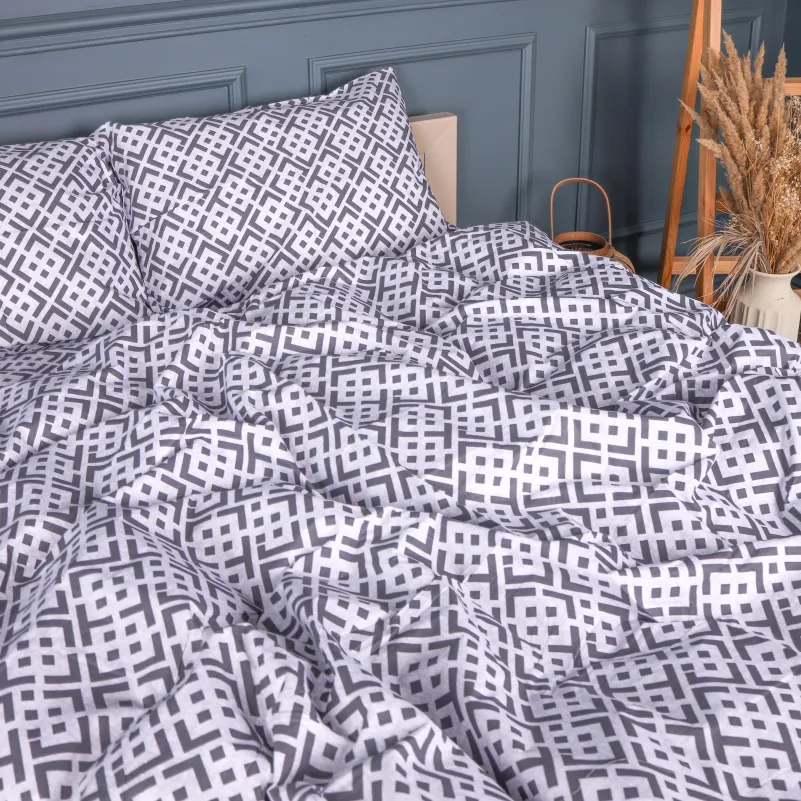 Простирадло Бязь 17-0950 Abstract Graphite - 2