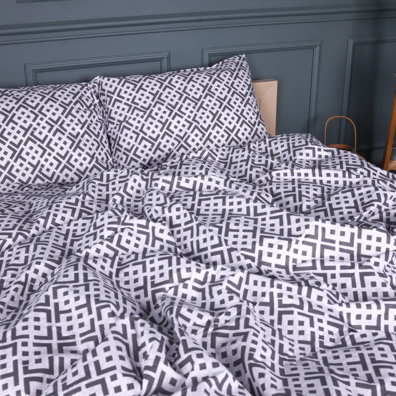 Пододеяльник Бязь 17-0950 Abstract Graphite - 1