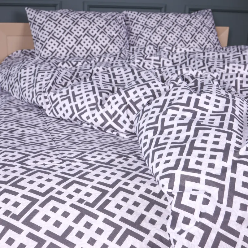 Пододеяльник Ranforce Elite 17-0950 Abstract Graphite - 5