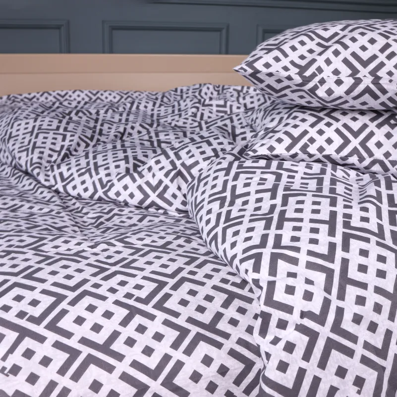 Простирадло Бязь 17-0950 Abstract Graphite - 1