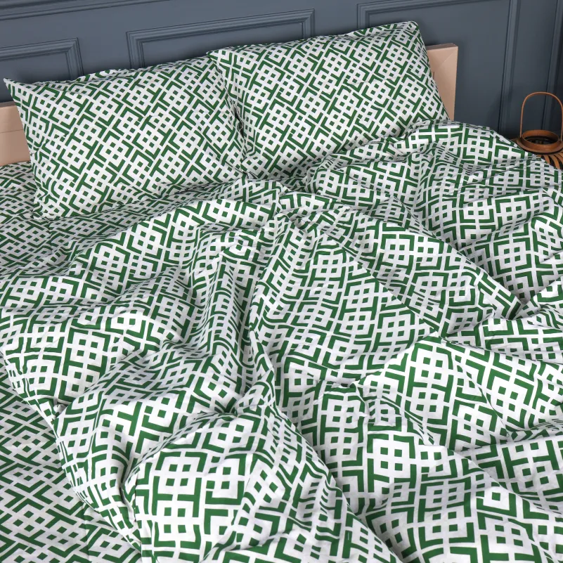 Пододеяльник Бязь 17-0951 Abstract Green - 3