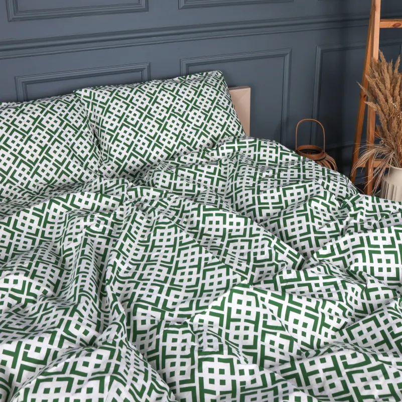 Пододеяльник Бязь 17-0951 Abstract Green - 1