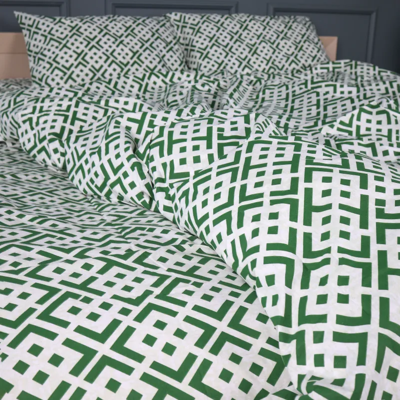 Пододеяльник Ranforce Elite 17-0951 Abstract Green - 5