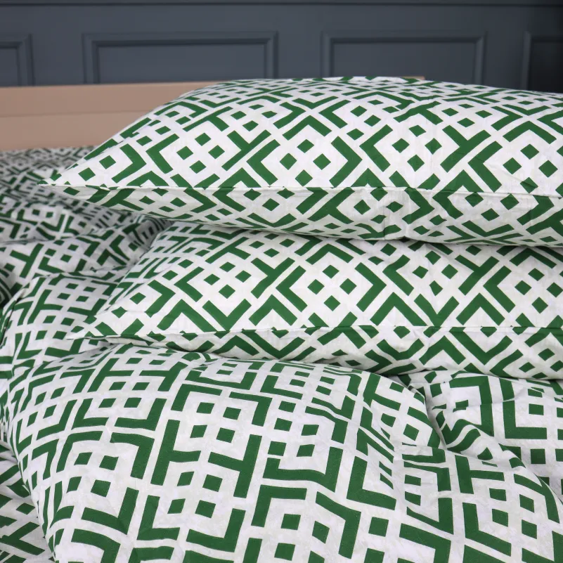 Пододеяльник Бязь 17-0951 Abstract Green - 4