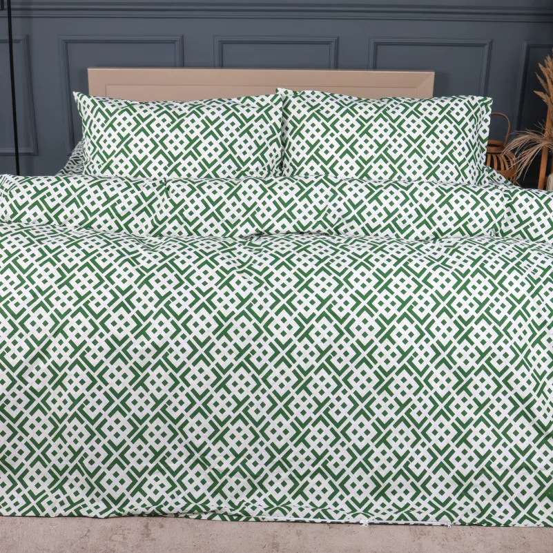 Пододеяльник Ranforce Elite 17-0951 Abstract Green - 2