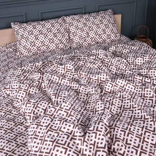 Наволочка Бязь 17-0949 Abstract Brown - 2