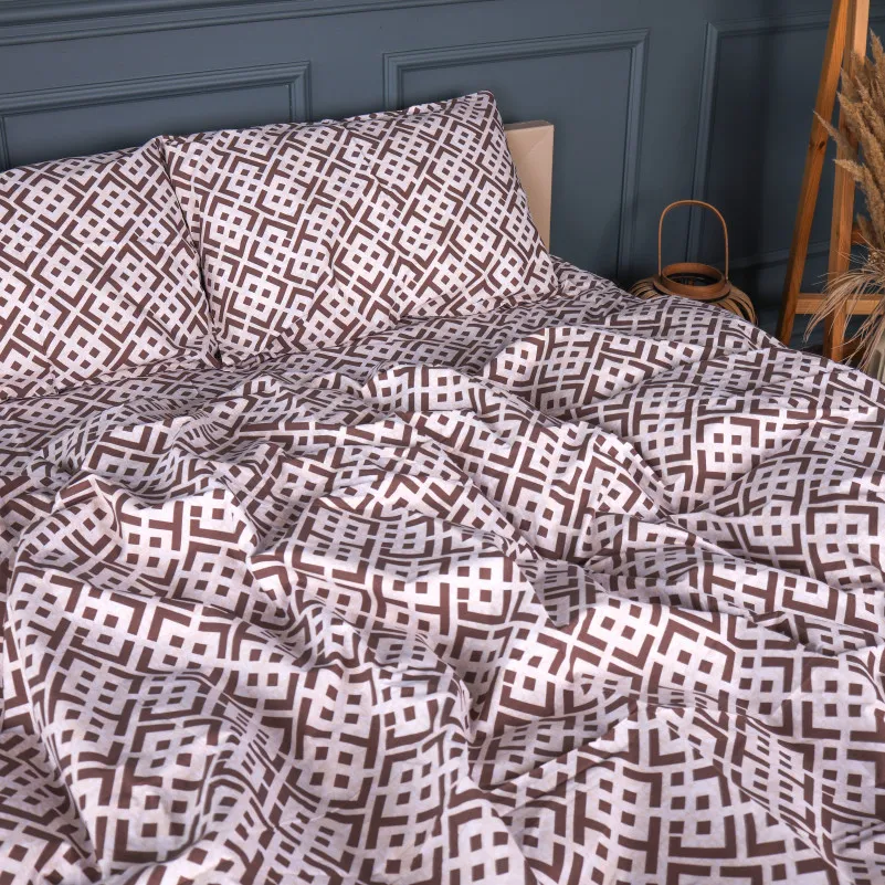 Пододеяльник Бязь 17-0949 Abstract Brown