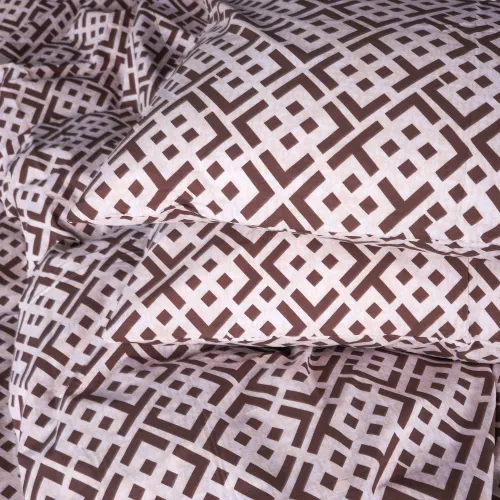 Простынь Бязь 17-0949 Abstract Brown - 5