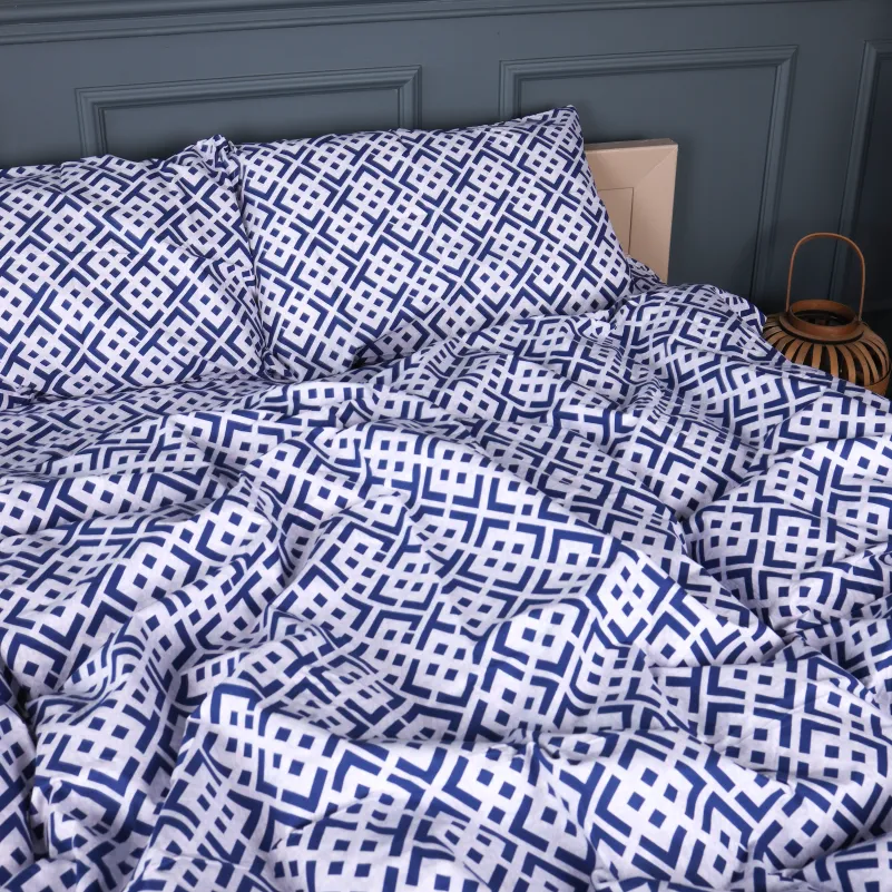 Пододеяльник Бязь 17-0946 Abstract Blue