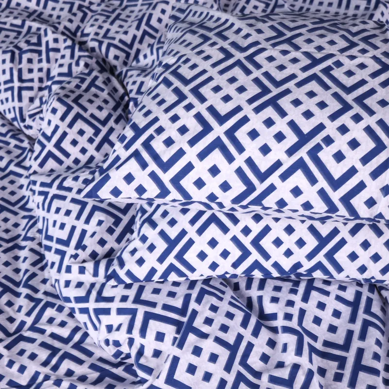 Пододеяльник Бязь 17-0946 Abstract Blue - 4