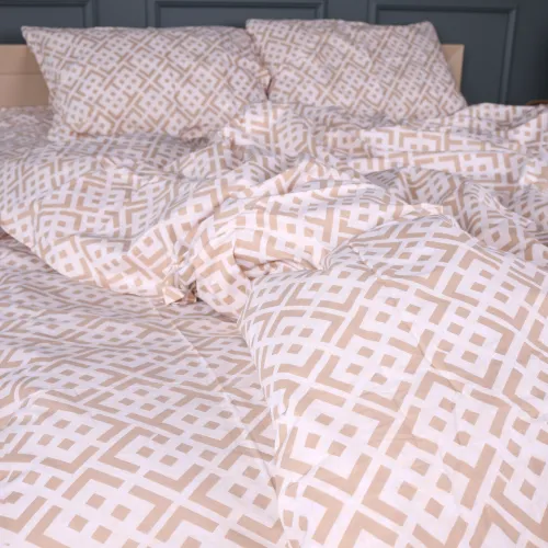 Простынь Ranforce Elite 17-0948 Abstract Beige