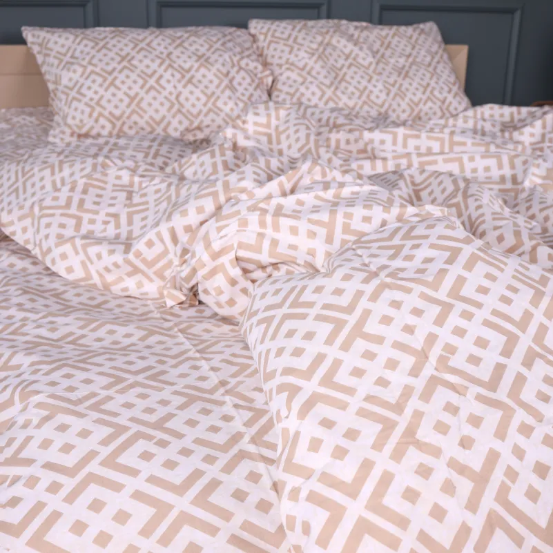 Пододеяльник Ranforce Elite 17-0948 Abstract Beige - 4