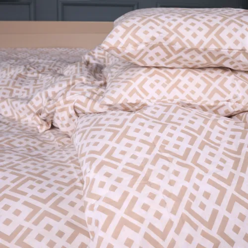 Простирадло Бязь 17-0948 Abstract Beige