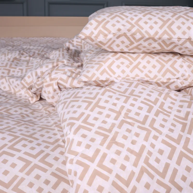 Пододеяльник Бязь 17-0948 Abstract Beige - 3