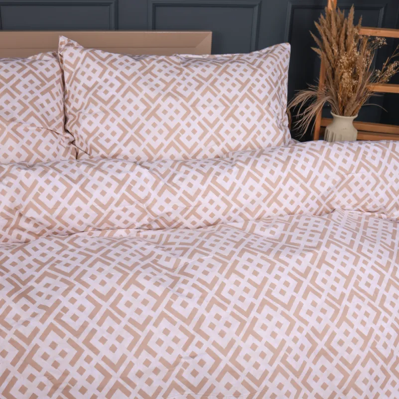 Комплект постільної білизни Ranforce Elite 17-0948 Abstract Beige - 2