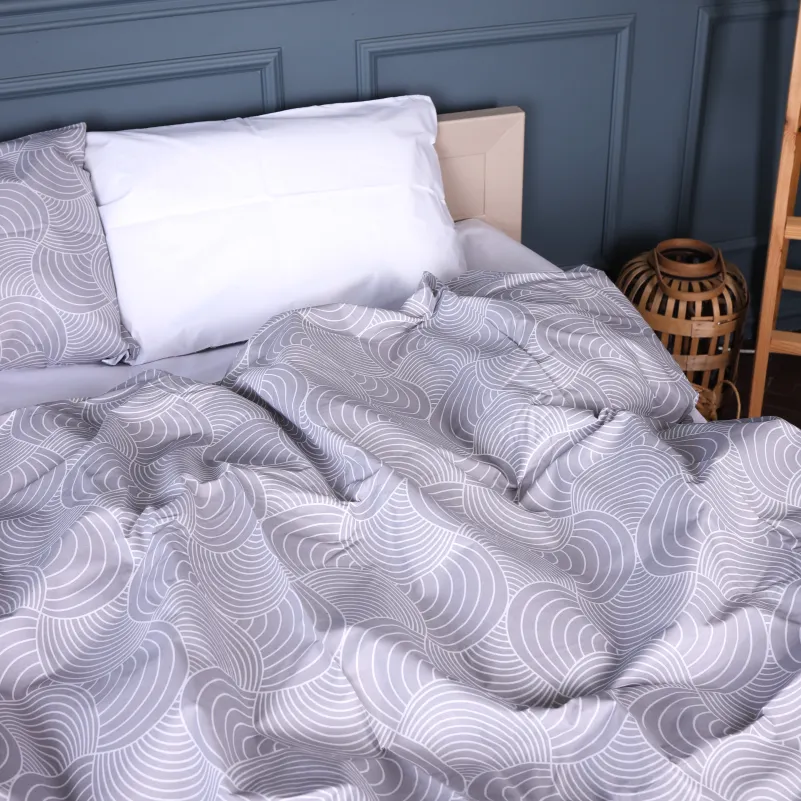 Комплект постільної білизни Бязь 17-0832 Ripple print - 2