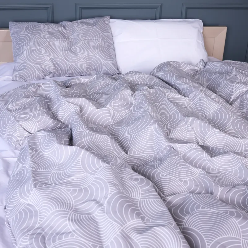 Комплект постільної білизни Бязь 17-0832 Ripple print - 3