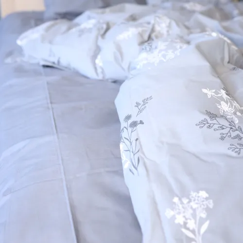 Пододеяльник  Бязь 17-0955 Silver Botanica - 2