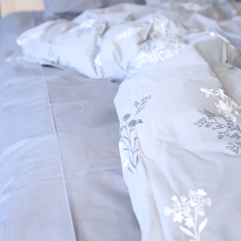 Пододеяльник  Бязь 17-0955 Silver Botanica - 1