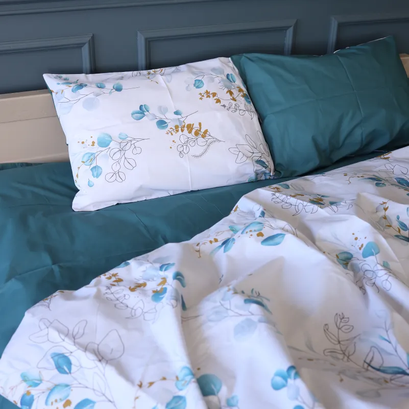 Пододеяльник  Бязь 17-0953 Sky Leaves - 2