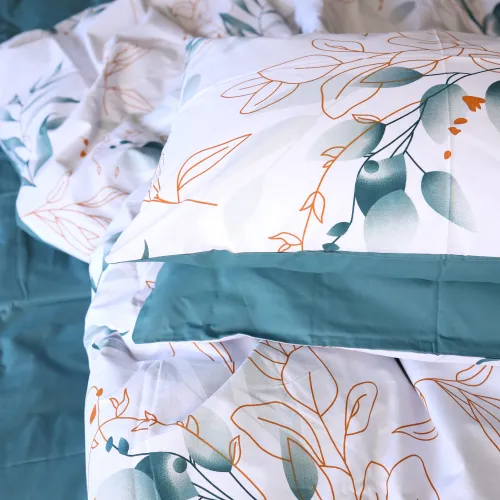 Комплект постільної білизни Бязь 17-0954 Delicate Foliage - 2