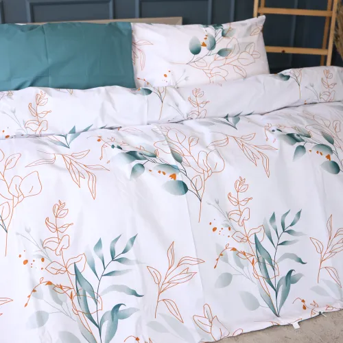 Комплект постельного белья Ranforce Elite 17-0954 Delicate Foliage - 3