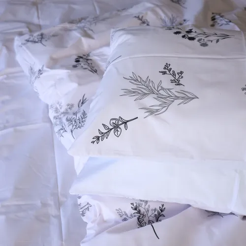 Пододеяльник Ranforce Elite 17-0956 White Botanica - 2