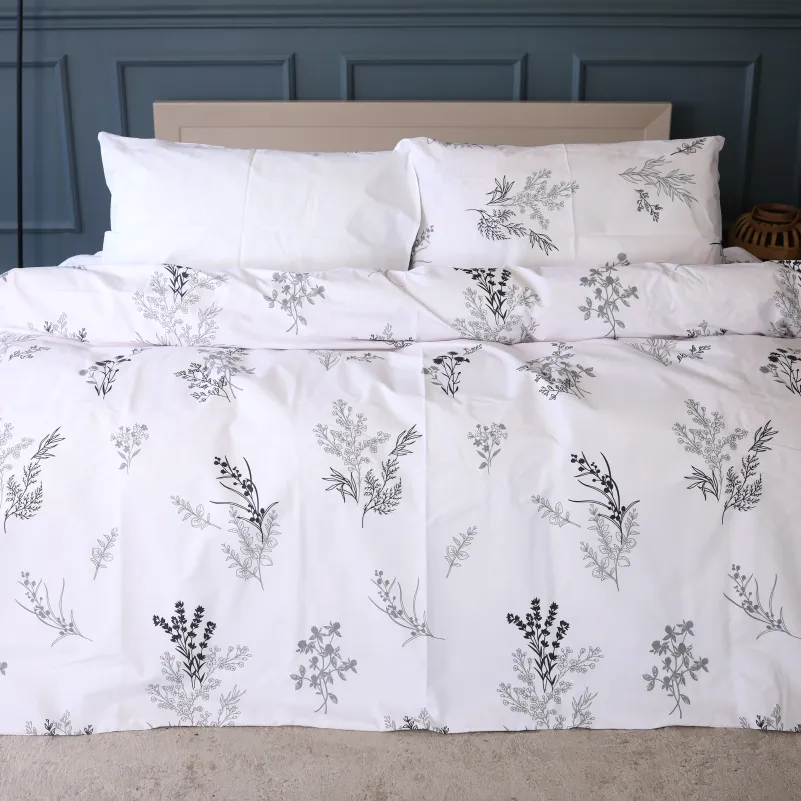 Пододеяльник Ranforce Elite 17-0956 White Botanica - 3