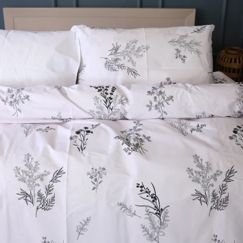 Простынь Ranforce Elite 17-0956 White Botanica - 2